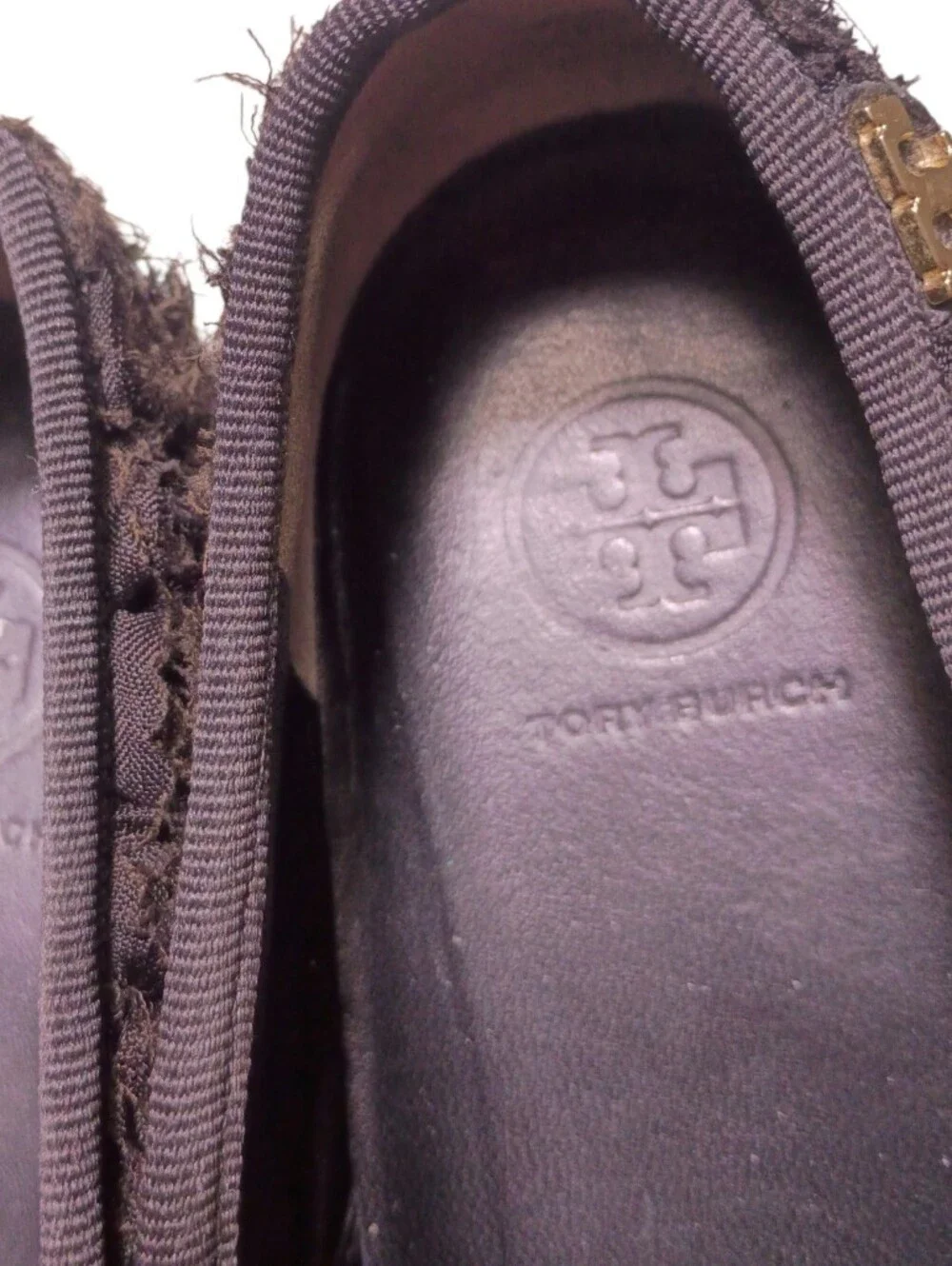 Tory Burch Black‎ Floral-Texture Slip-On Sneakers